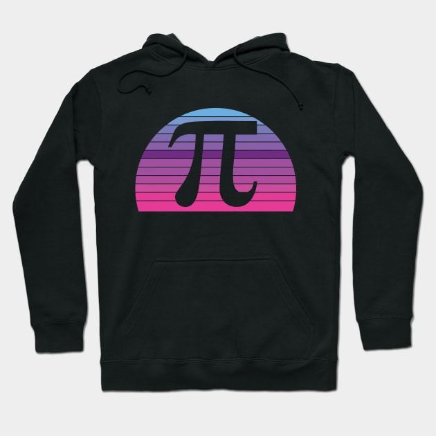 Pi Symbol with vintage design t-shirt Hoodie by TeeDesignMaster